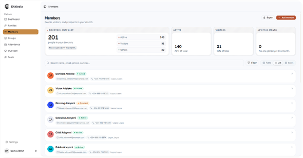 Ekkelesia App
